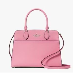 Kate Spade Blossom Pink Madison Saffiano Leather Medium Satchel